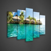 Картины на холсте по Цвету - Картины на холсте в бирюзовых тонах