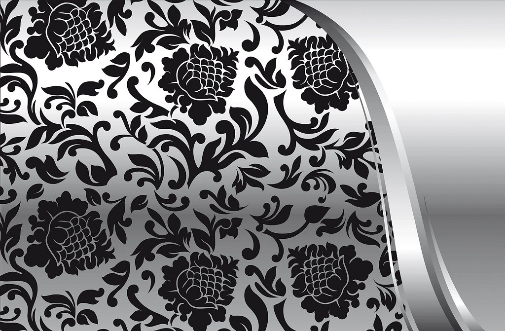 Флізелінові фотошпалери у вітальню 254x184 см Сучасний чорно-білий декор (034V4)+клей