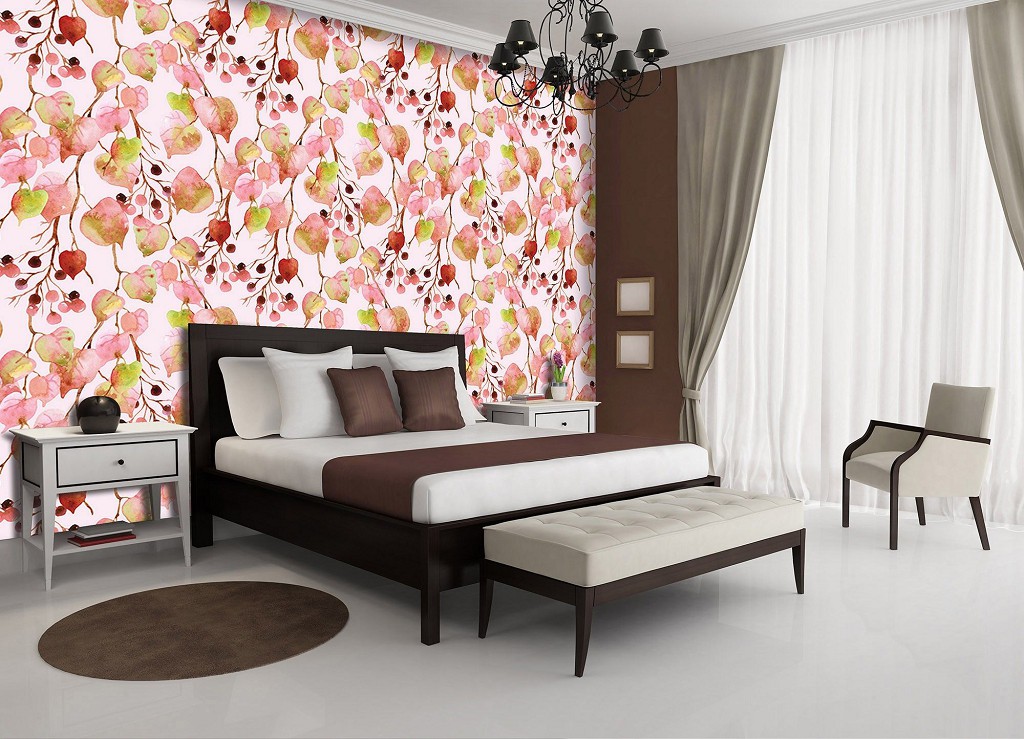 Флизелиновые фотообои 460x300 см Осенние листья (10747V12) +клей