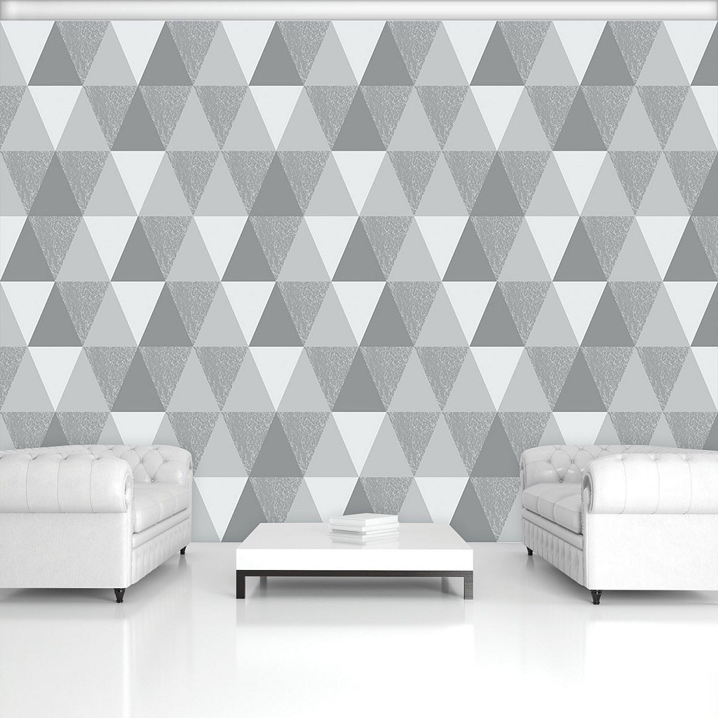 Флизелиновые фотообои геометрия 368x254 см Шаблон Треугольников (10952V8) +клей