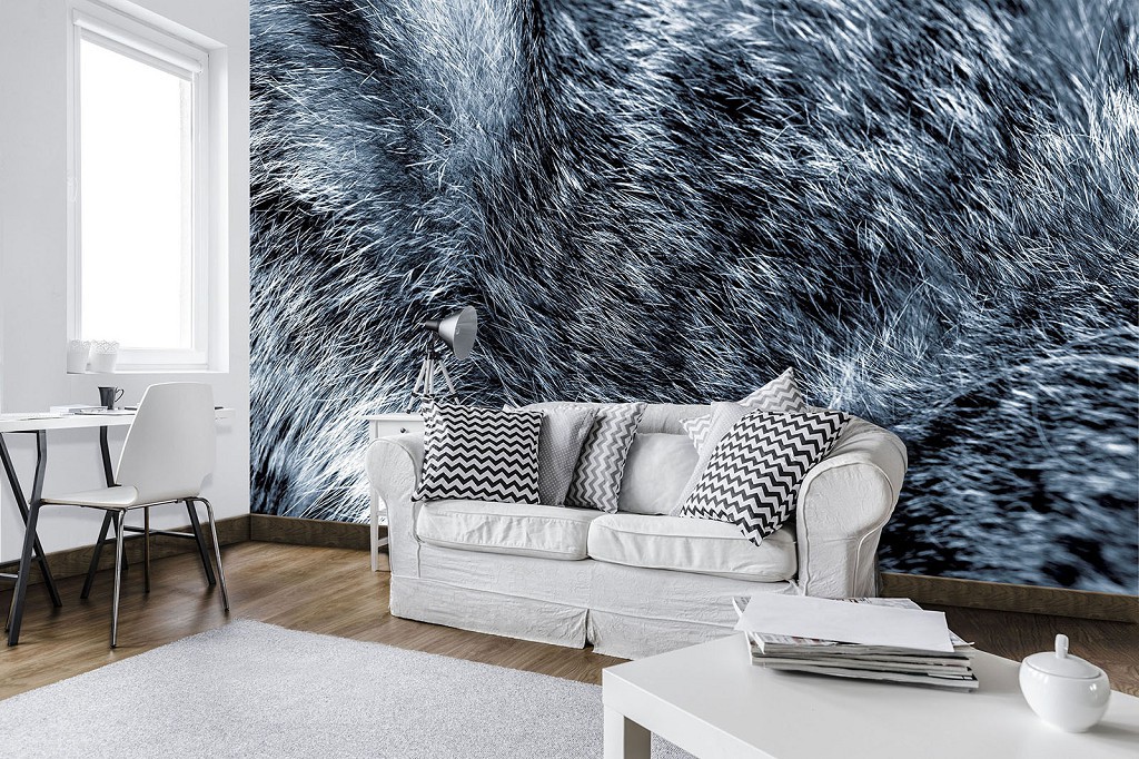 Флізелінові фотошпалери з природою 254x184 см Блау Фелл (11074V4)+клей