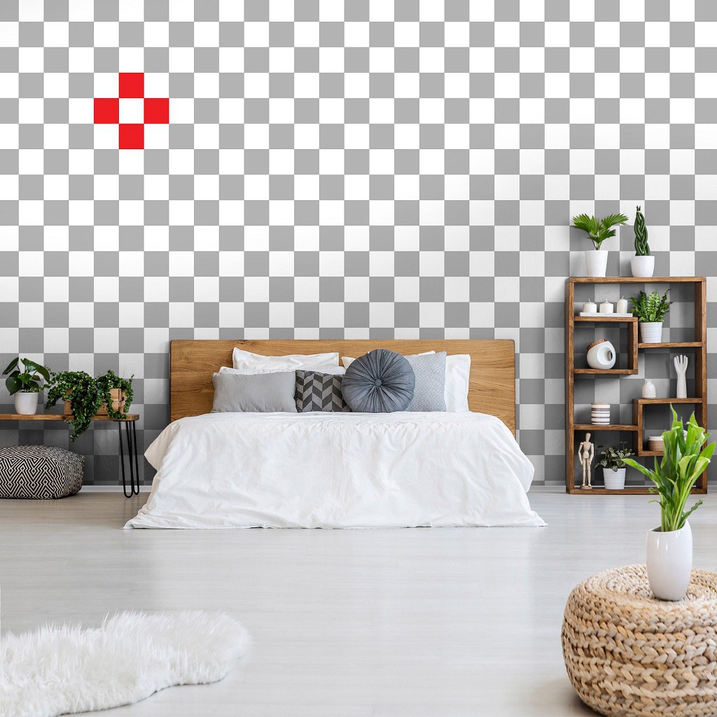 Флізелінові фотошпалери геометричним малюнком 460x300 см Мозаїка сіро білі квадратики (11208V12) +клей