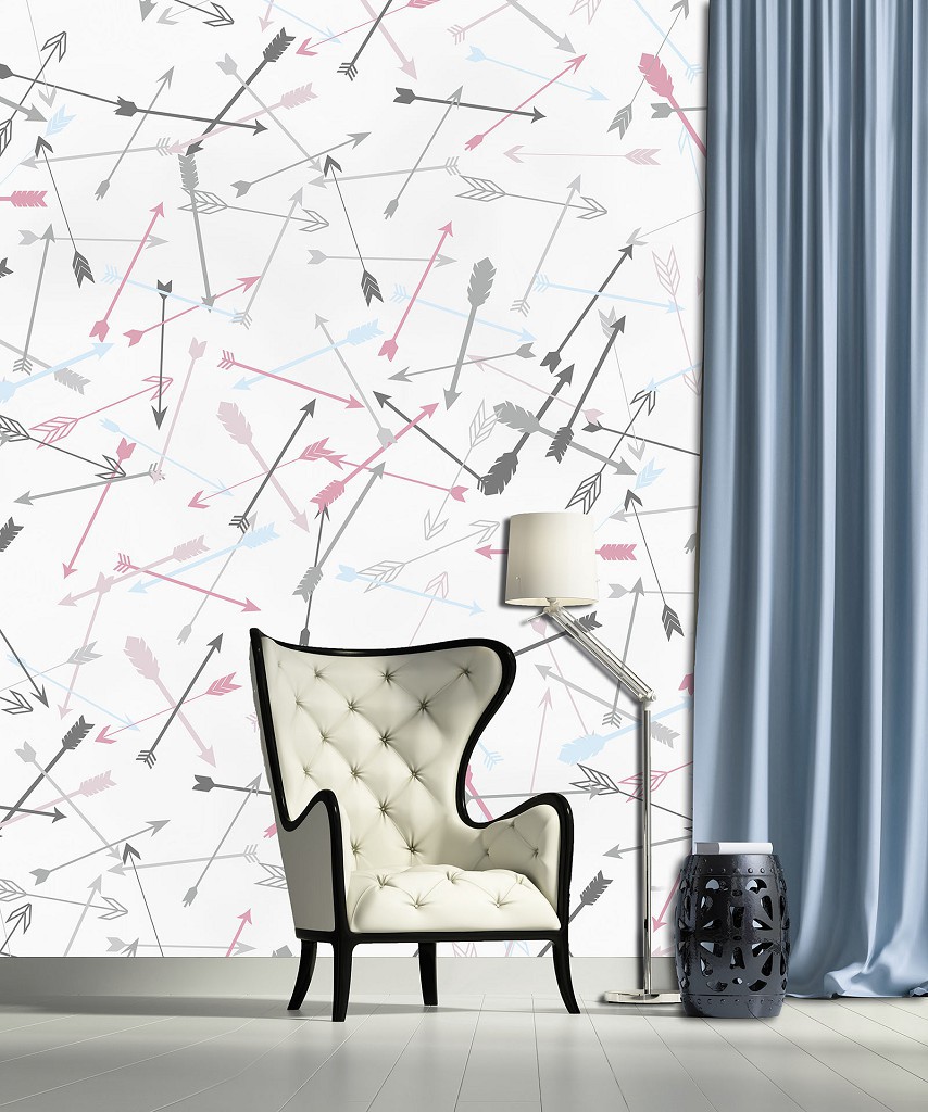 Флізелінові фотошпалери мистецтво 206x275 см Стріли (11284VEA)+клей