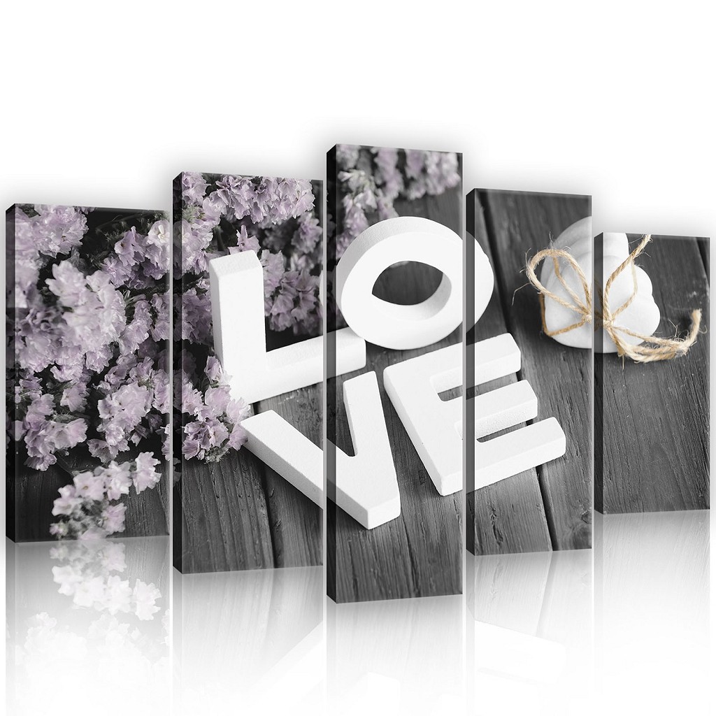Модульная картина на холсте 100x60 см Письменная любовь (PS11722S17)