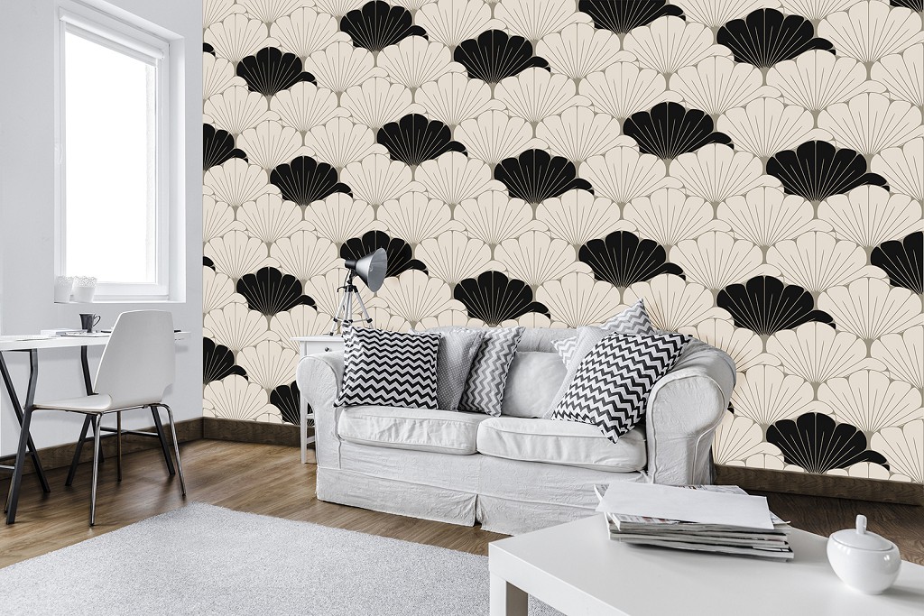 Абстрактні флізелінові фотошпалери на стіні 416x254 см Орнаменти у стилі арт-декор Мозаїчне мистецтво (11929VEXXXL) +клей