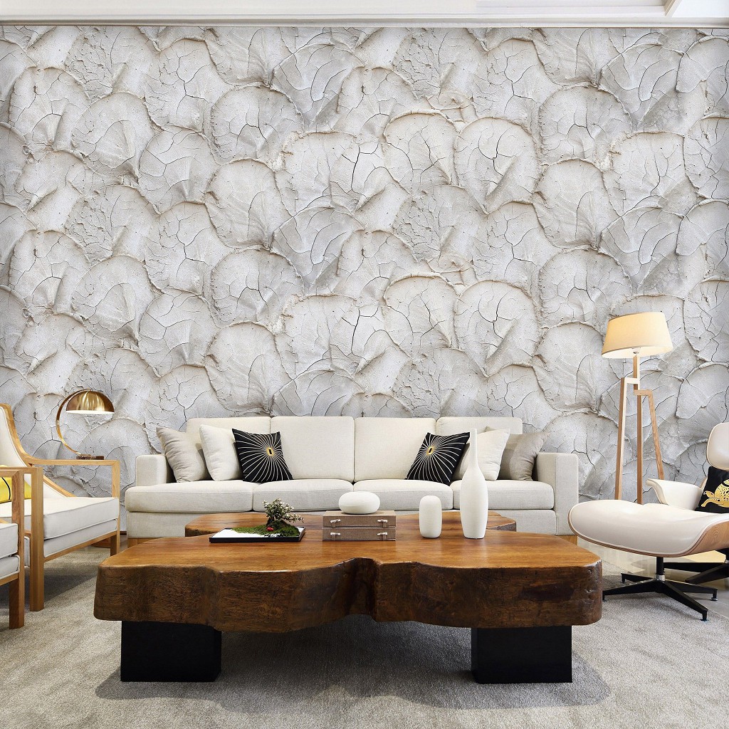 Флизелиновые фотообои штукатурка 416x254 см 3Д Структура - Бетонная стена (11932VEXXXL)+клей