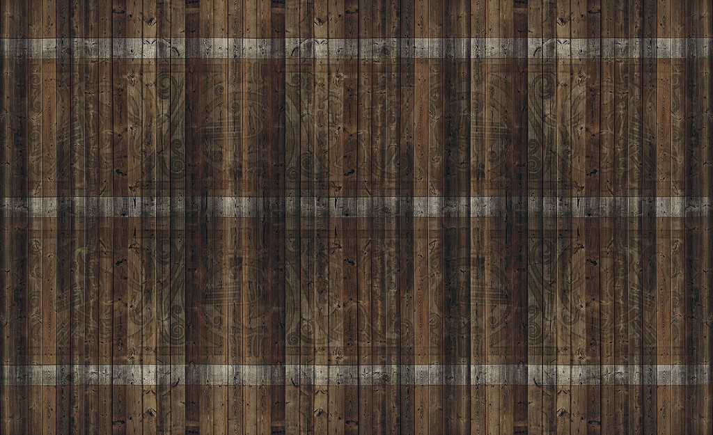 Ремонт зала с флизелиновыми фотообоями 312x219 см Деревянные доски с узорами (1197VEXXL)+клей