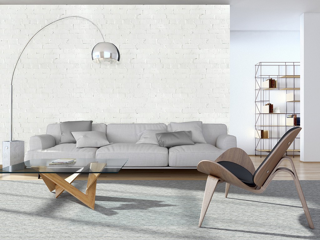 Флизелиновые фотообои на всю стену стиль лофт 520x318 см Белая кирпичная стена (12581VEXXXXXL) +клей