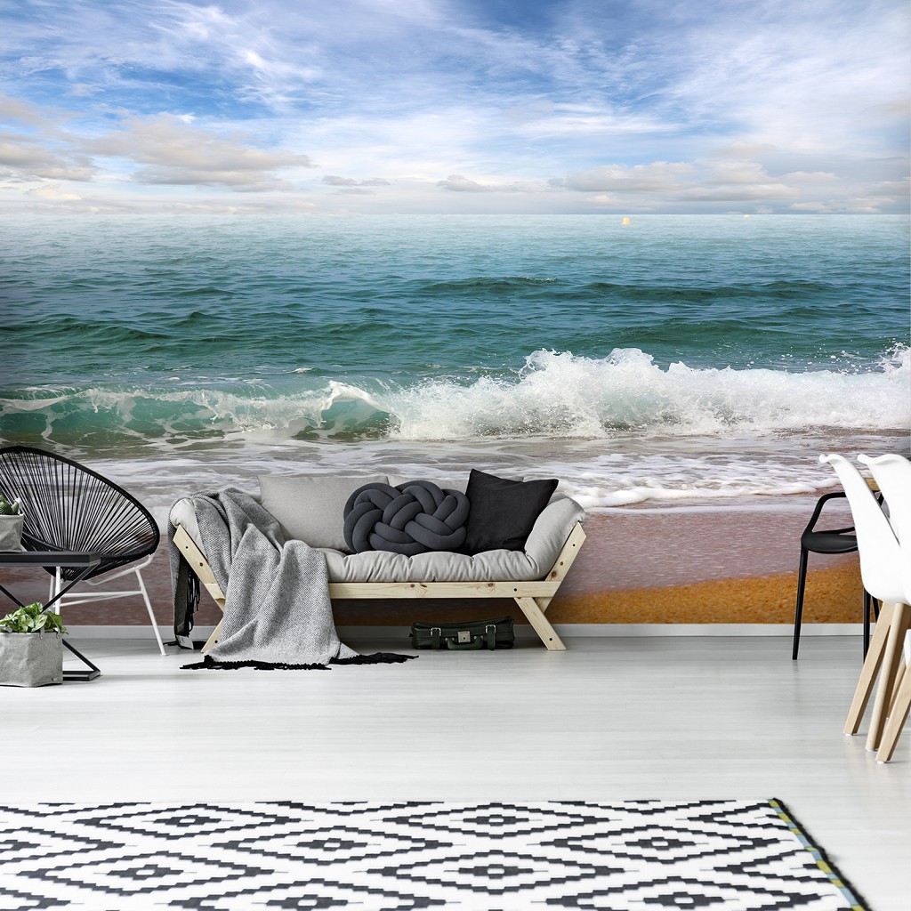 3D Фото обои лето море 368 x 254 см пляж (13034P8)+клей