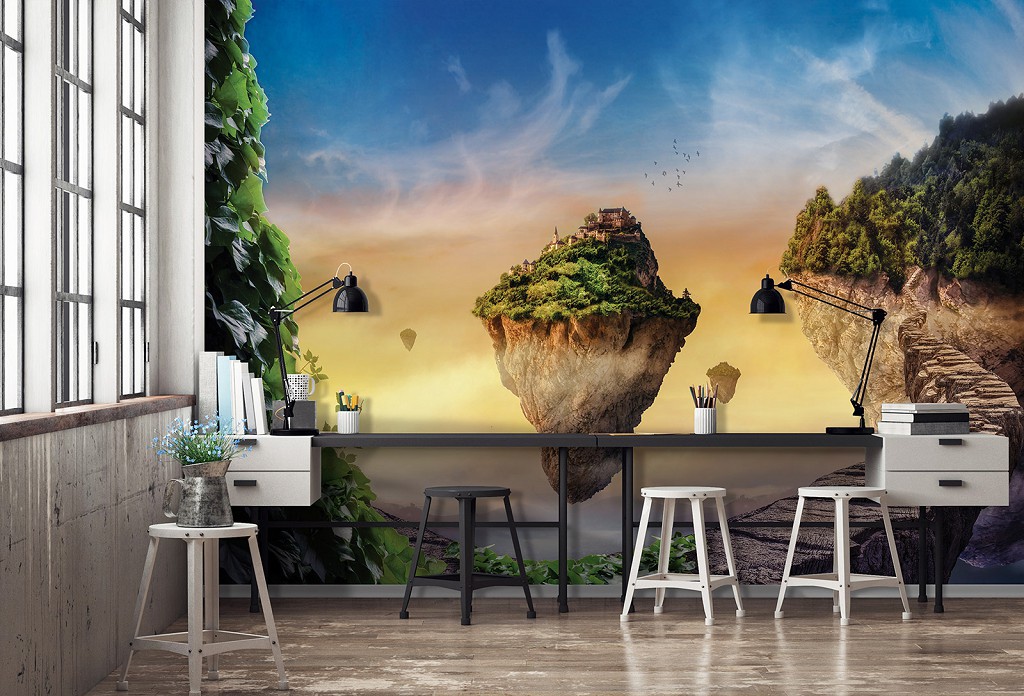 Флізелінові 3D фотошпалери у вітальню природа 520x318 см Краєвиди - Чарівний край (13853VEXXXXXL)+клей