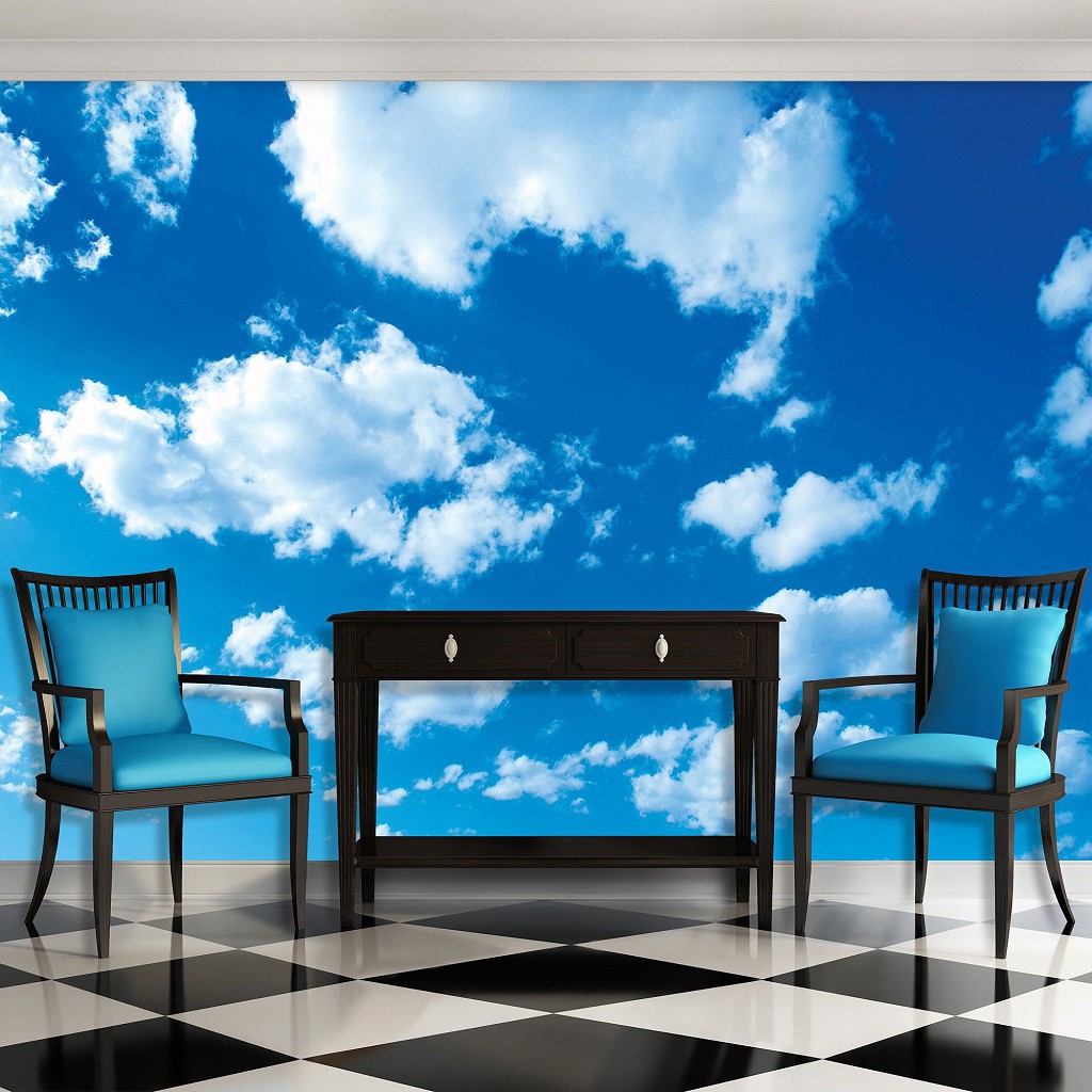 Красивая природа флизелиновые фотообои 312x219 см Небо с облаками (1992VEXXL)+клей