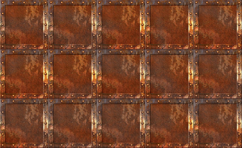 Квадратные флизелиновые фотообои 254x184 см Ржавчина (2005V4)+клей