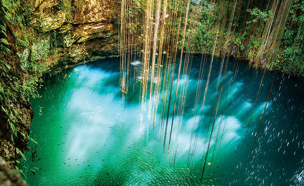 Флізелінові фотошпалери в інтер'єрі 254x184 см Підземне озеро (2016V4)+клей