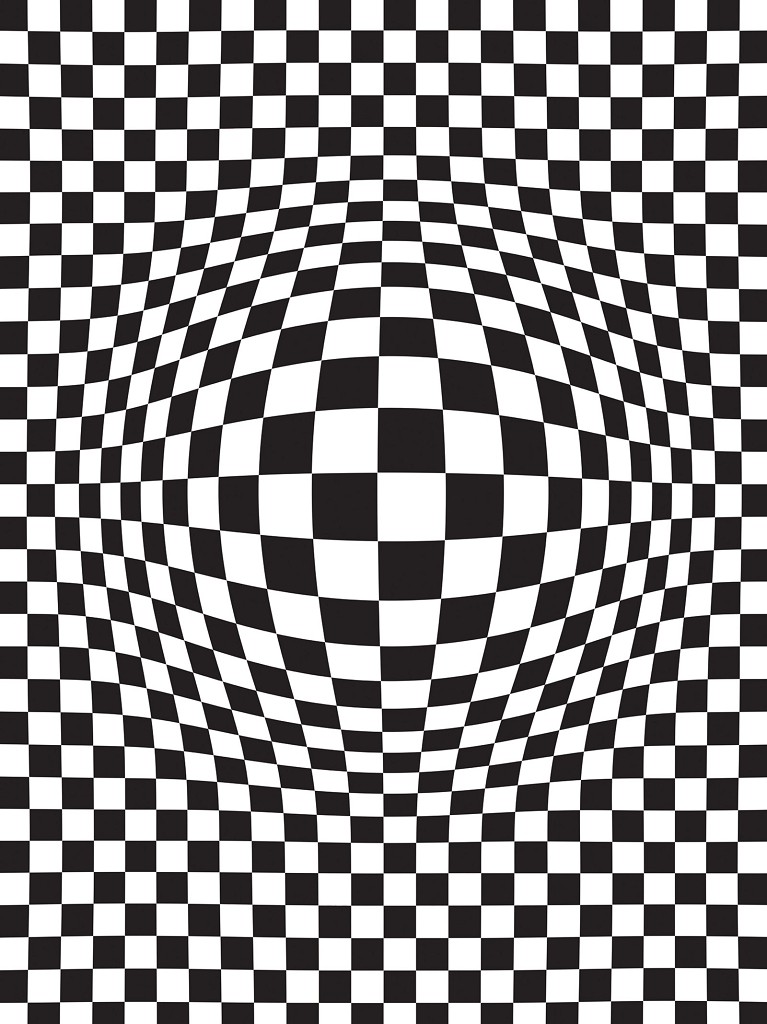 Красивые флизелиновые фотообои на кухню 184x254 см Черно-белые квадраты (2257V4A)+клей