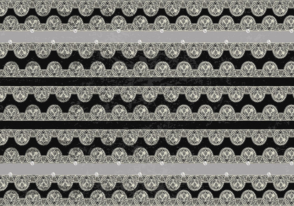 Флізелінові фотошпалери для кухні 312x219 см Абстракція чорно-білі візерунки листя (2476VEXXL) +клей