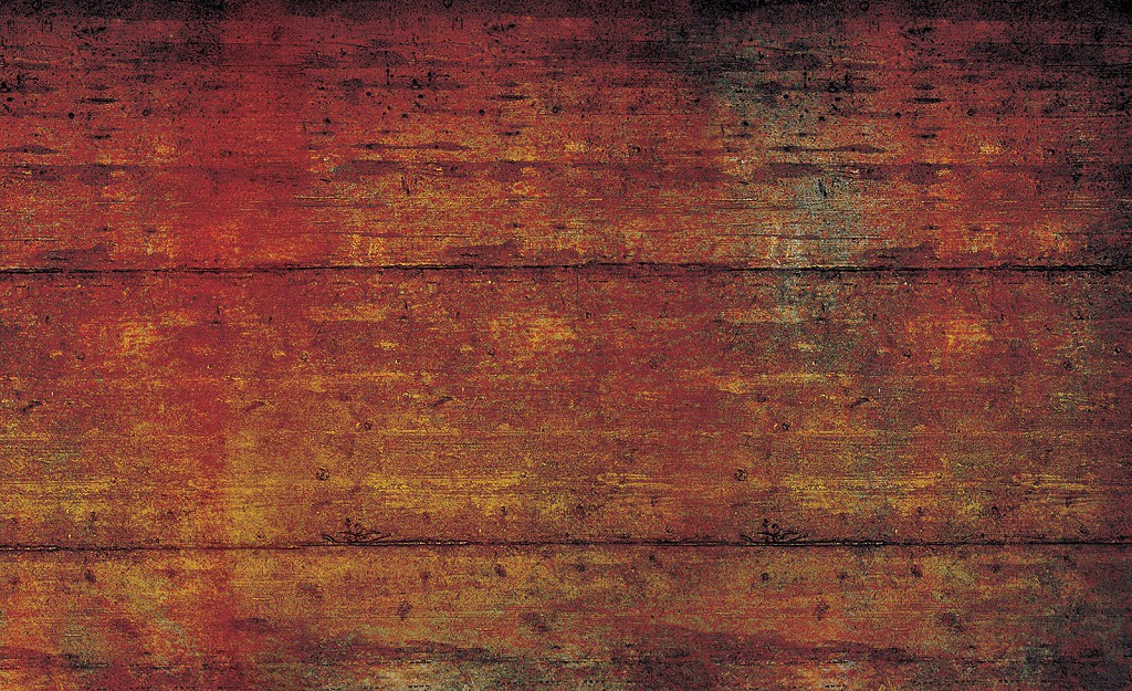 Флізелінові коричневі фотошпалери абстракції в інтер'єрі 368x254 см Іржа на стіні (2627V8)+клей