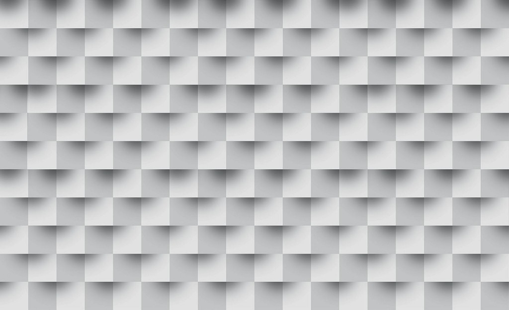 Флизелиновые фотообои в коридор 416x254 см Серые и белые квадраты (2890VEXXXL)+клей