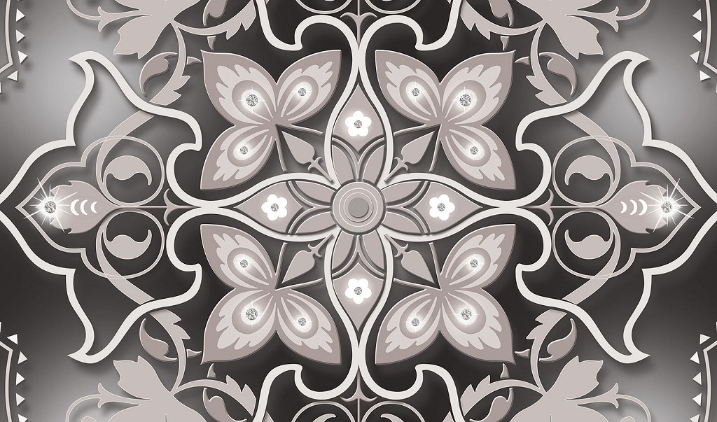 Флизелиновые фотообои 416x254 см Декоративный узор (3036VEXXXL)+клей