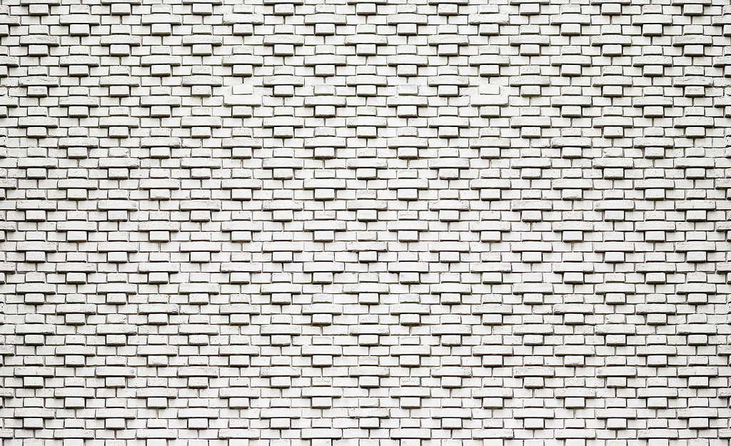 Флизелиновые фотообои для спальни стиль лофт 368x254 см 3Д Стена из белого кирпича (3139V8)+клей