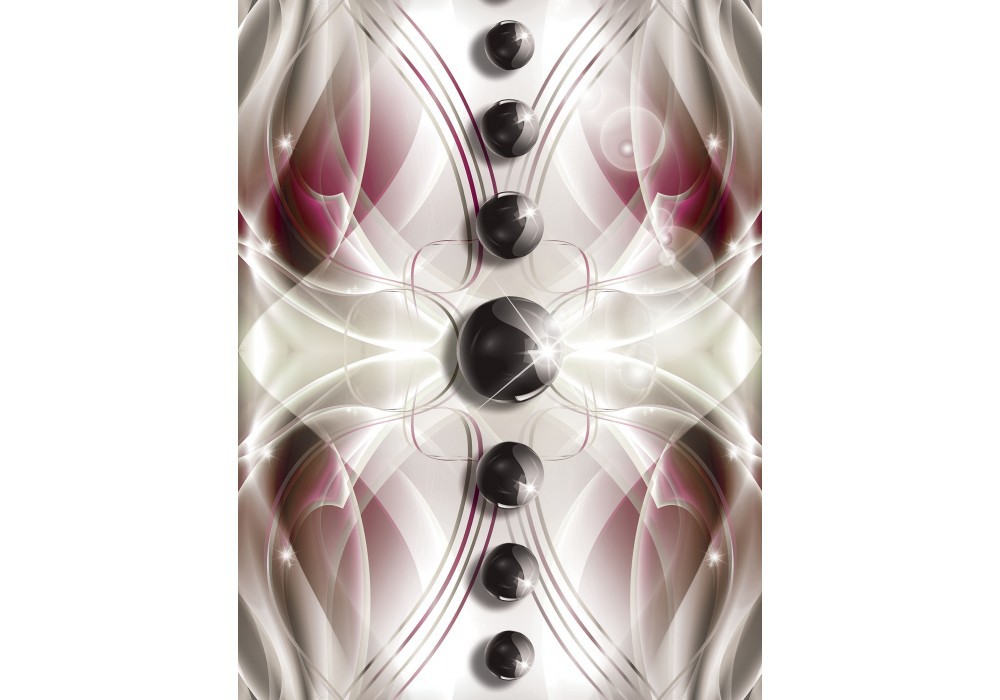 Флізелінові фотошпалери фото 184x254 см Кулі та хвилястий візерунок (3323V4A)+клей