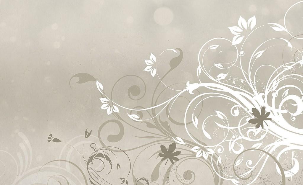 Флізелінові фотошпалери для зали фото 416x254 см Візерунок з квітів на сірий фон (566VEXXXL)+клей