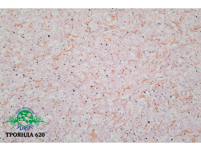 Жидкие обои Юрски Роза 620 Розовый