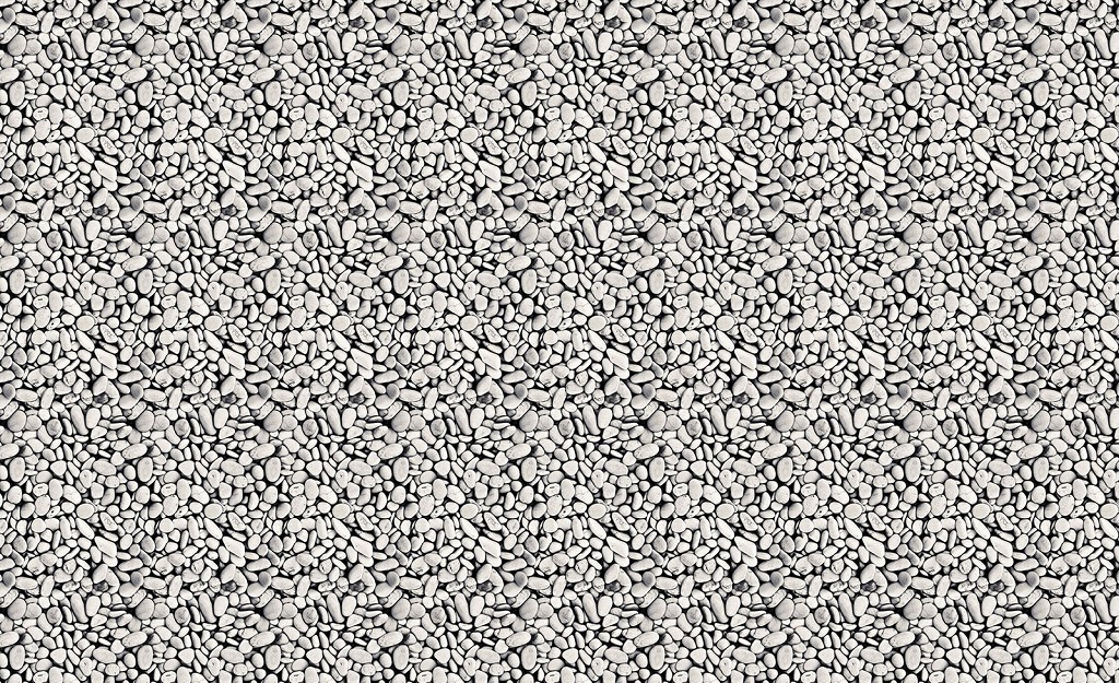 Флизелиновые фотообои 254x184 см Стена из белых маленьких камушек (639V4)+клей