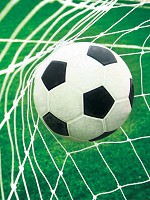 Флизелиновые фотообои 3д футбол 206x275 см Мяч в воротах (015VEA)+клей - вид 1 миниатюра