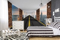 Зд флизелиновые фотообои город 312x219 см Дорога Нью-Йорк в туннеле (10002VEXXL) +клей