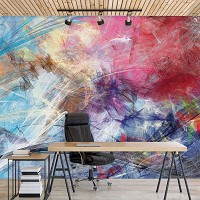 Флизелиновые фотообои 416x290 см Красочная абстрация (10007VEXXXXL)+клей