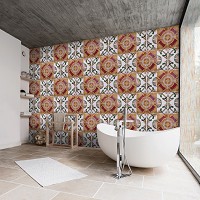 Флизелиновые фотообои абстракция на стену 368x280 см Мозаика на плитке в шахматном порядке с узорами (10102V10) +клей