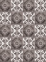 Флізелінові фотошпалери 184x254 см Геометричний східний орнамент Біла та сіра мозаїка під плитку (10103V4A)+клей - вид 1 мініатюра