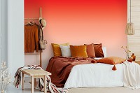 Флизелиновые фотообои 416x290 см Белый и красный градиент (10140VEXXXXL) +клей