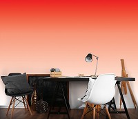 Флизелиновые фотообои абстракция 368x254 см Белый и красный градиент (10140V8) +клей