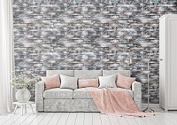 Флизелиновые фотообои в стиле лофт кирпич Декоративные серые камни (10184V)+клей