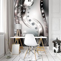 Абстрактные флизелиновые фотообои 206x275 см Линии и диаманты (10205VEA)+клей