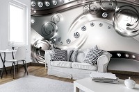 Флизелиновые фото обои абстракция 416 x 290 см Линии и диаманты (10205VEXXXXL)+клей