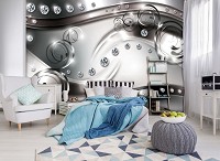 Флизелиновые фотообои 416х254 см Линии и диаманты (10205VEXXXL)+клей