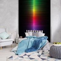 Флизелиновые фотообои абстракция 206x275 см Радужный График (10441VEA)+клей