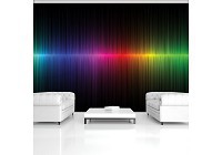 Флизелиновые фотообои на стену 368x254 см Радужный График (10441V8) +клей