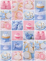 Флизелиновые фотообои на кухню 184x254 см Для детей малышей Сладкое печенье и кексы (10443V4A)+клей