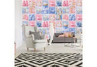 Красивые флизелиновые фотообои на кухню 254x184 см Для детей малышей Сладкое печенье и кексы (10443V4)+клей