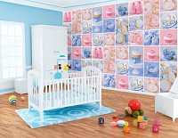 Флизелиновые фотообои кухня 368x280 см Для детей малышей Сладкое печенье и кексы (10443V10) +клей