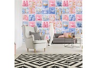 Флізелінові фотошпалери на кухню 184x254 см Для дітей малюків Солодке печиво та кекси (10443V4A)+клей - вид 1 мініатюра