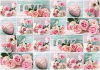 Флизелиновые фотообои Розы Сердце и Жемчуг (10466V)+клей