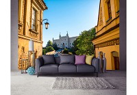 Флизелиновые фотообои 3Д улица  Польский город Люблин (10506V)+клей