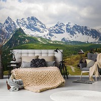 Флизелиновые фотообои с природой в интерьере 3Д горы Живописные Татры (10507V)+клей - вид 7 миниатюра