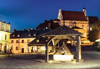 Флізелінові фотошпалери для зали 368x254 см Казімєж-Дольни - польське місто (10512V8) +клей - вид 1 мініатюра