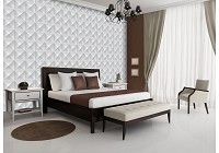 Три д флизелиновые фотообои 416x290 см 3D кубы Серые абстрактные треугольники (10682VEXXXXL) +клей