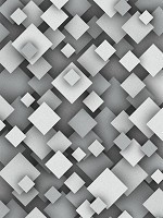 Флізелінові фотошпалери Геометричні 3Д абстракція 184x254 см Сірі квадрати (10683V4A)+клей - вид 1 мініатюра